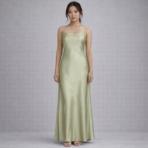 showmeyourmumu bridesmaid dresses Eliza Maxi Dress, in Light Pink Light Taffeta, Size: XS | Show Me Your Mumu